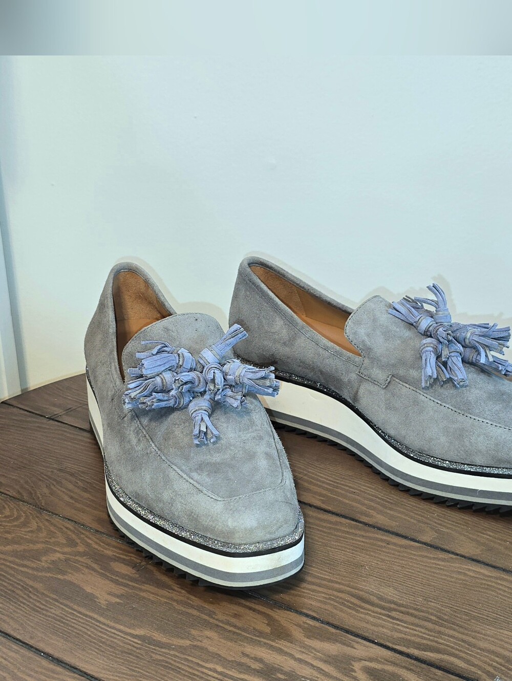 Johnston & Murphy Gracelyn Suede Tassel Loafers Women's Size 11M